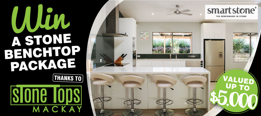 WIN a Stone Benchtop Package, Fully Installed