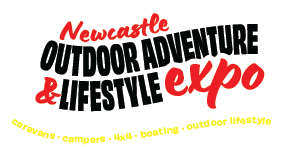 NOAE25 - Reverse White Tag line - Red & yellow text
